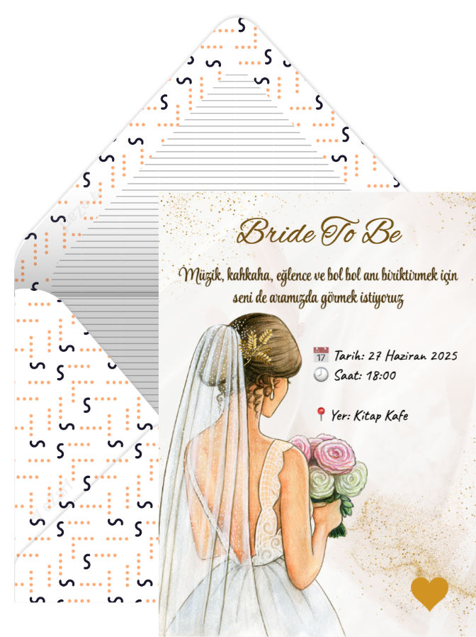 Gelin Bride To Be Davetiyesi