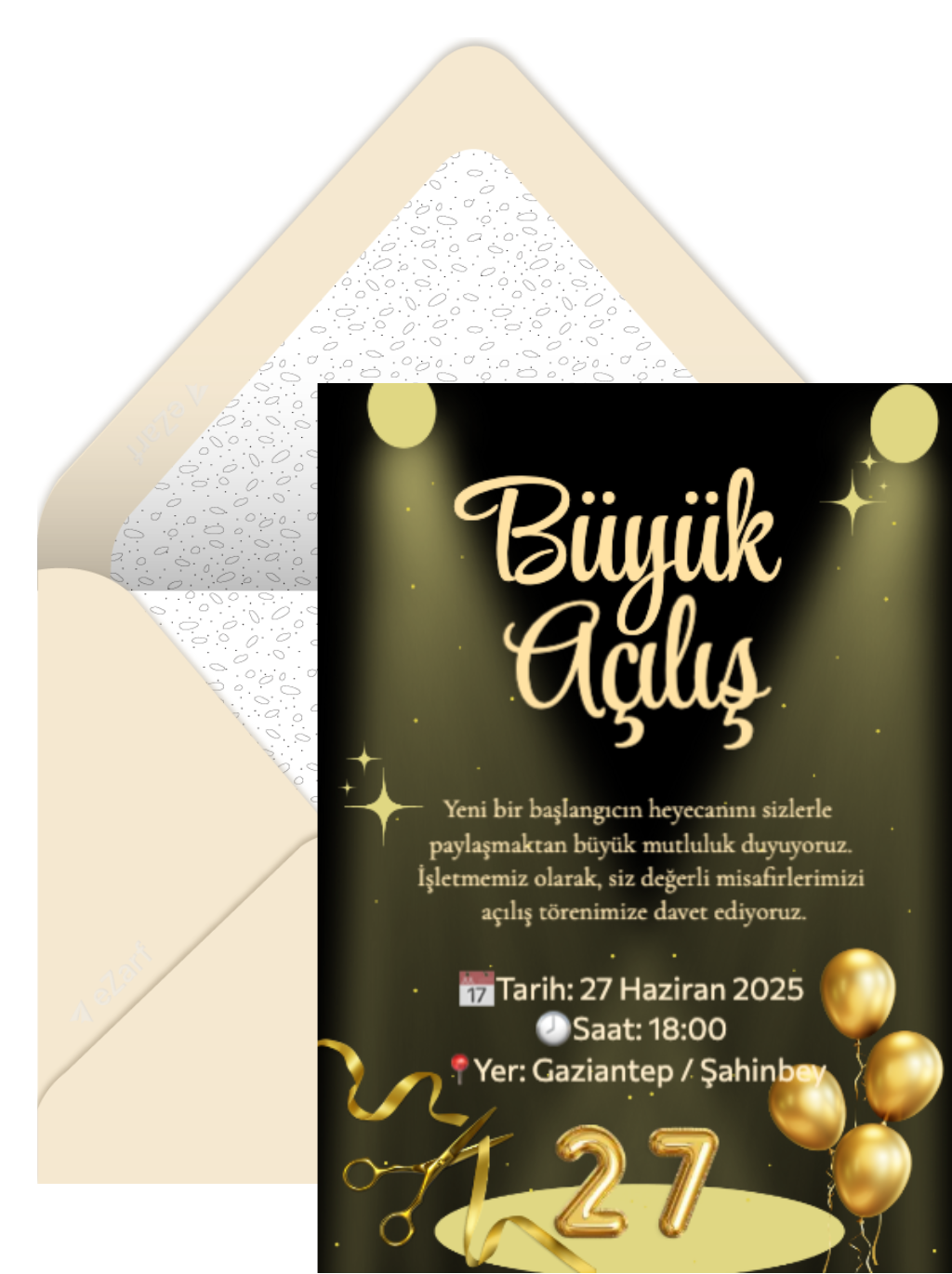 Açılış Davetiyesi