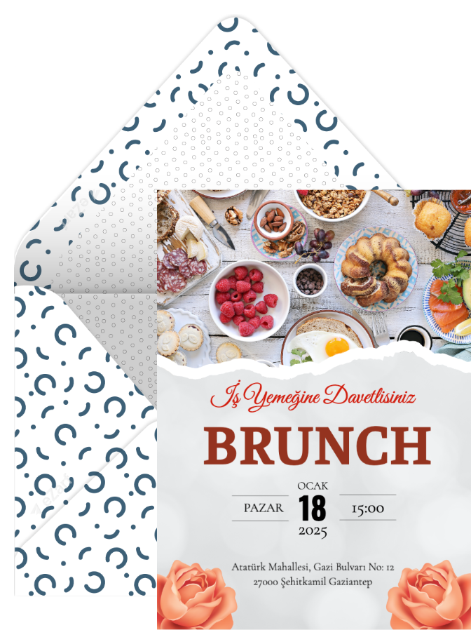 Brunch Davetiyesi
